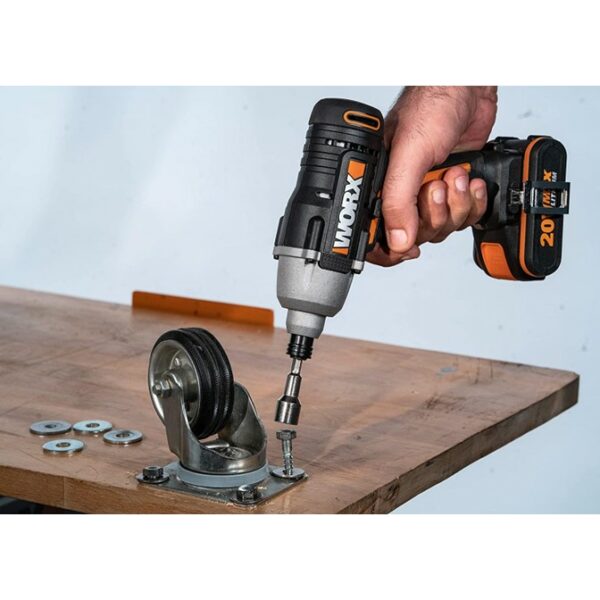 Worx Impact Driver 1/4″ 170Nm With Variable Speed 20V | KIT