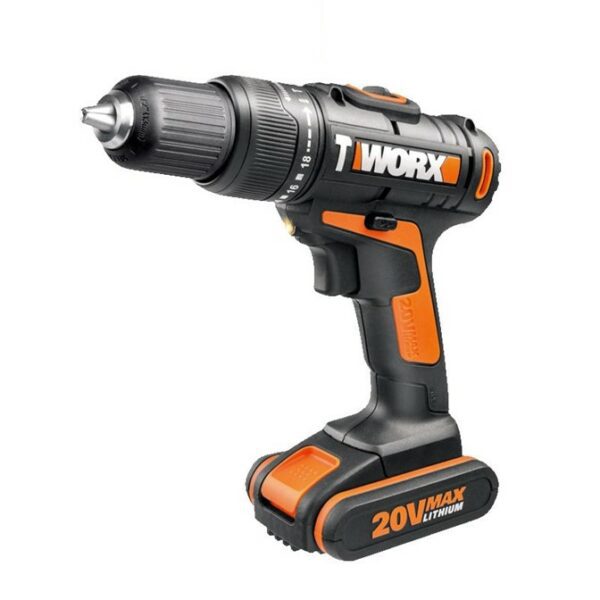 Worx Impact Drill 13MM 40Nm 1500RPM With Accessories 20V | KIT