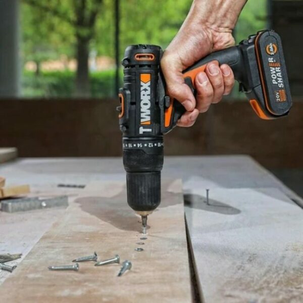 Worx Impact Drill & Angle Grinder 115MM COMBO 20V In Bag | KIT