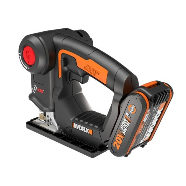 Worx AXIS Jigsaw & Recipro Saw 20mm 2-In-1 Cordless 20V | KIT