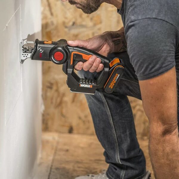 Worx AXIS Jigsaw & Recipro Saw 20mm 2-In-1 Cordless 20V | KIT