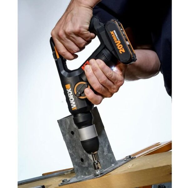 Worx H3 Compact Rotary Hammer Cordless 3-In-1 SDS 1.2J 20V | Tool Only