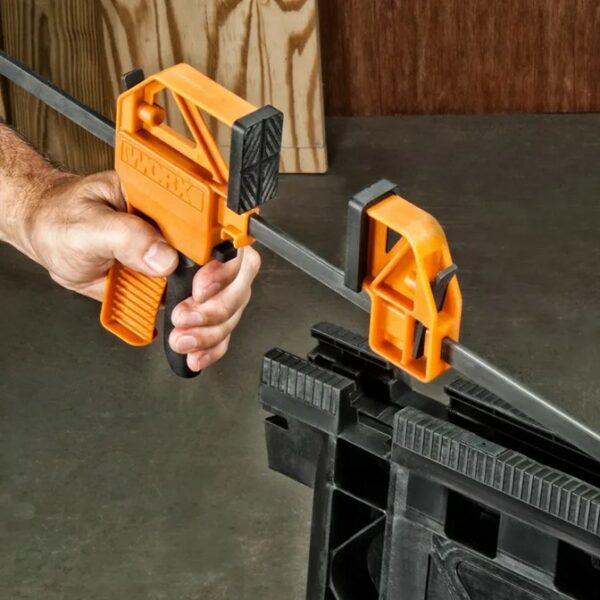 Worx Clamping Sawhorses With Bar Clamps | TWIN SET