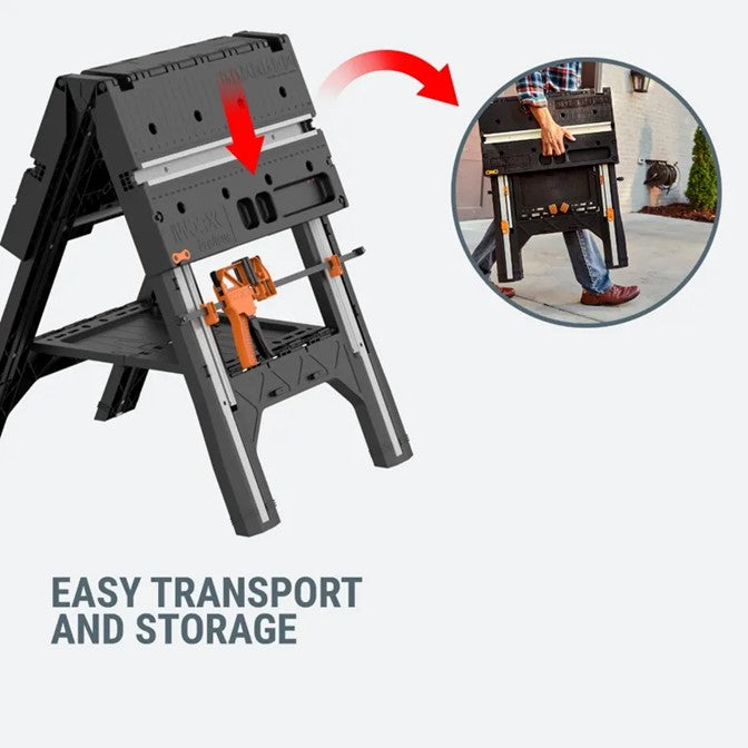 Worx PEGASUS Multi Function Work Table & Sawhorse