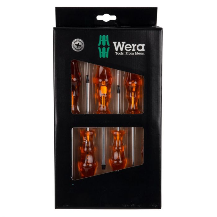 Wera Set 6 Pc Screwdriver Set 10001 Power Tool Services