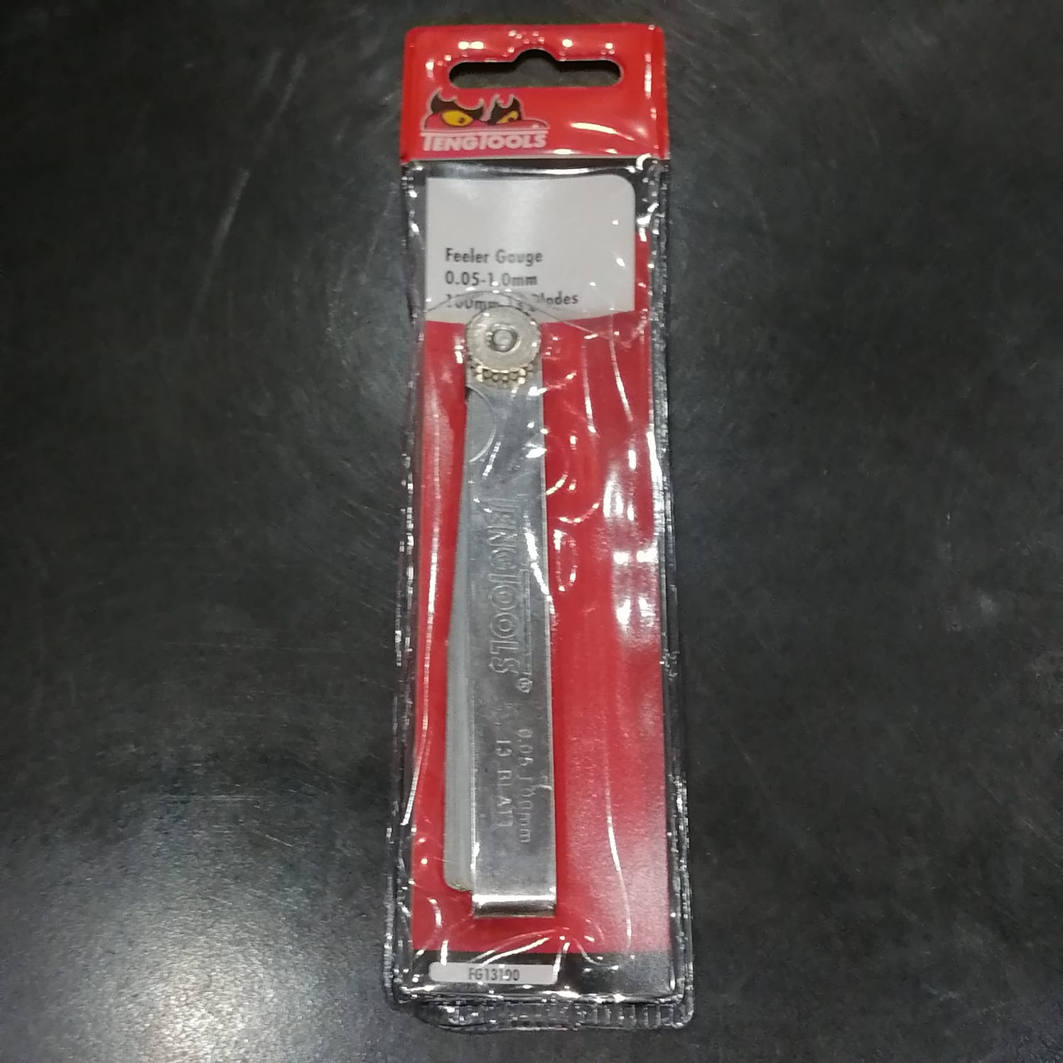 Teng Tools FEELER GAUGE 0,05-1,0MM 100MM 13 BLADES