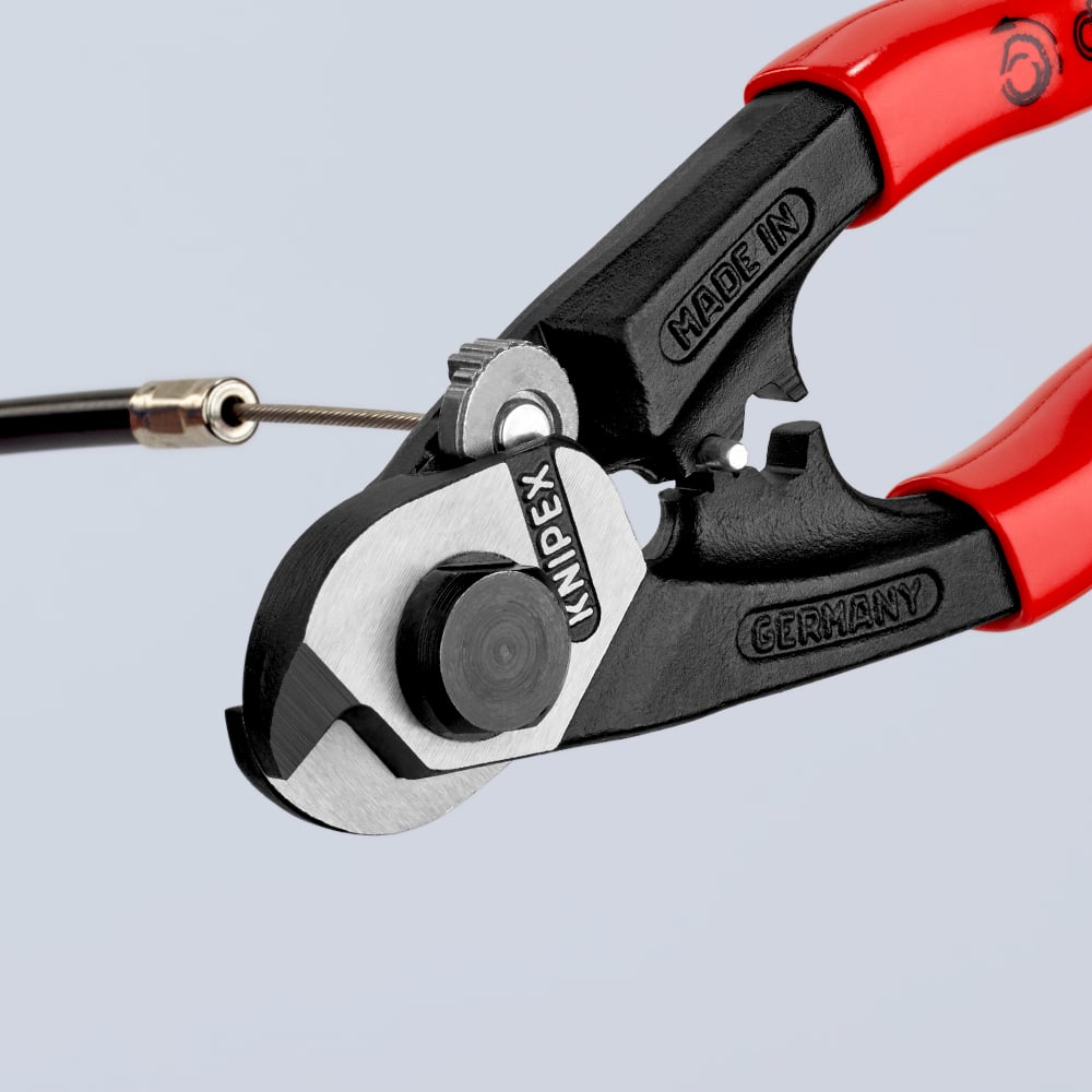 KNIPEX Forged Wire Rope Cutter 95 61 190 10 - Power Tool Services