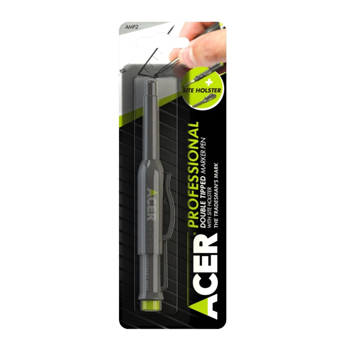 Acer Double Tipped Marker Pen & Holster AMP2