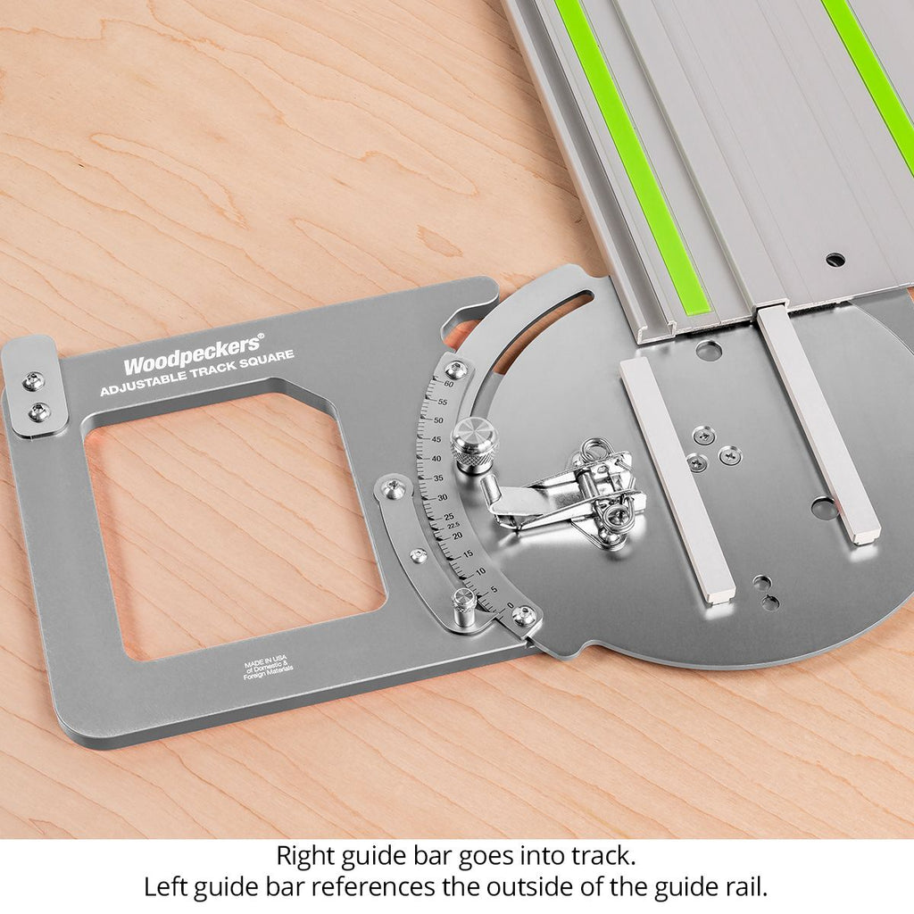 Woodpeckers Adjustable Track Square ADTKSQ-NC