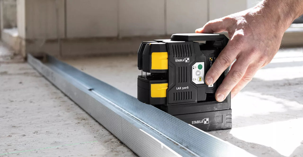 Stabila LAX 500 G 7Pc Line Laser 9 - Power Tool Services