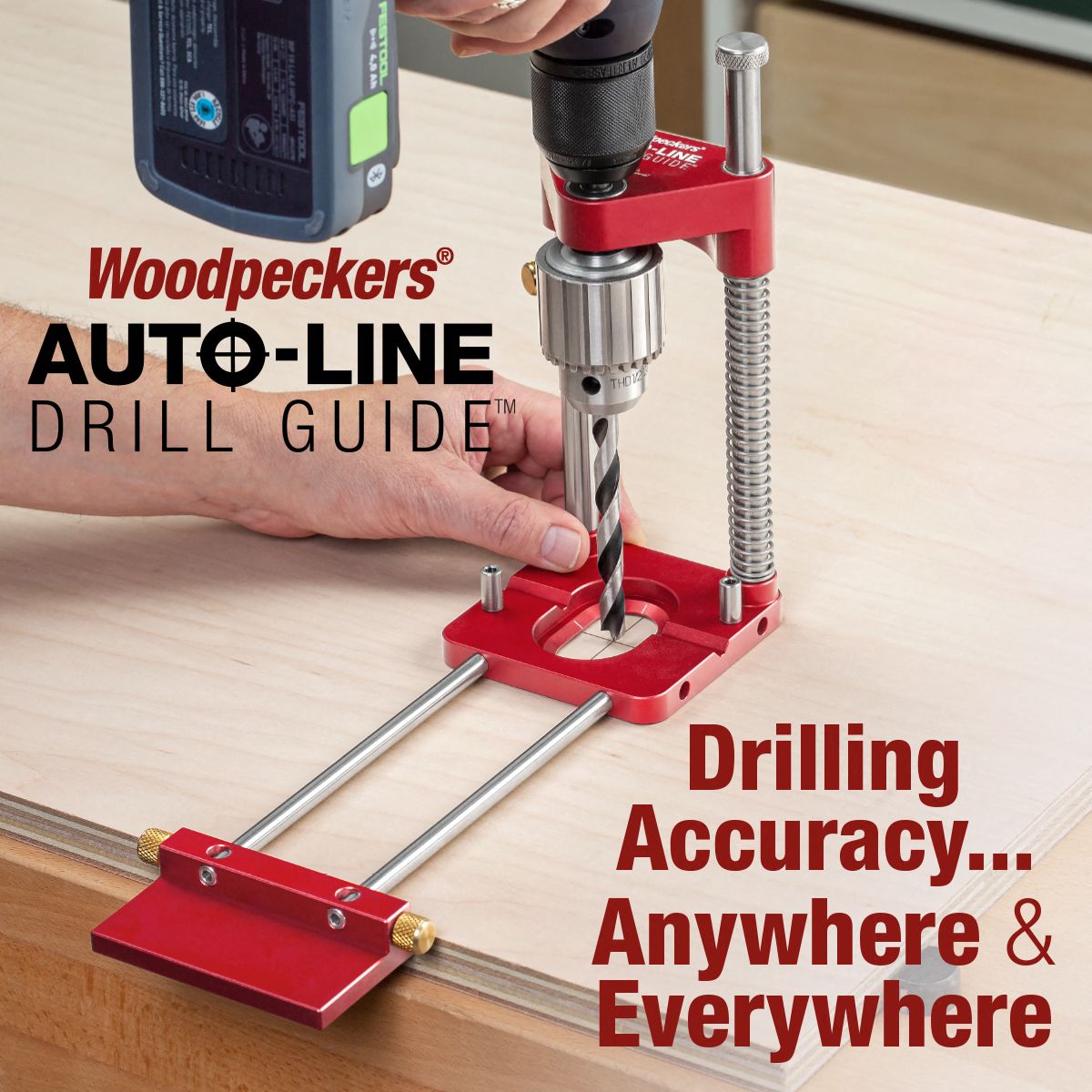 Woodpeckers Auto-Line Drill Guide ALDG-21