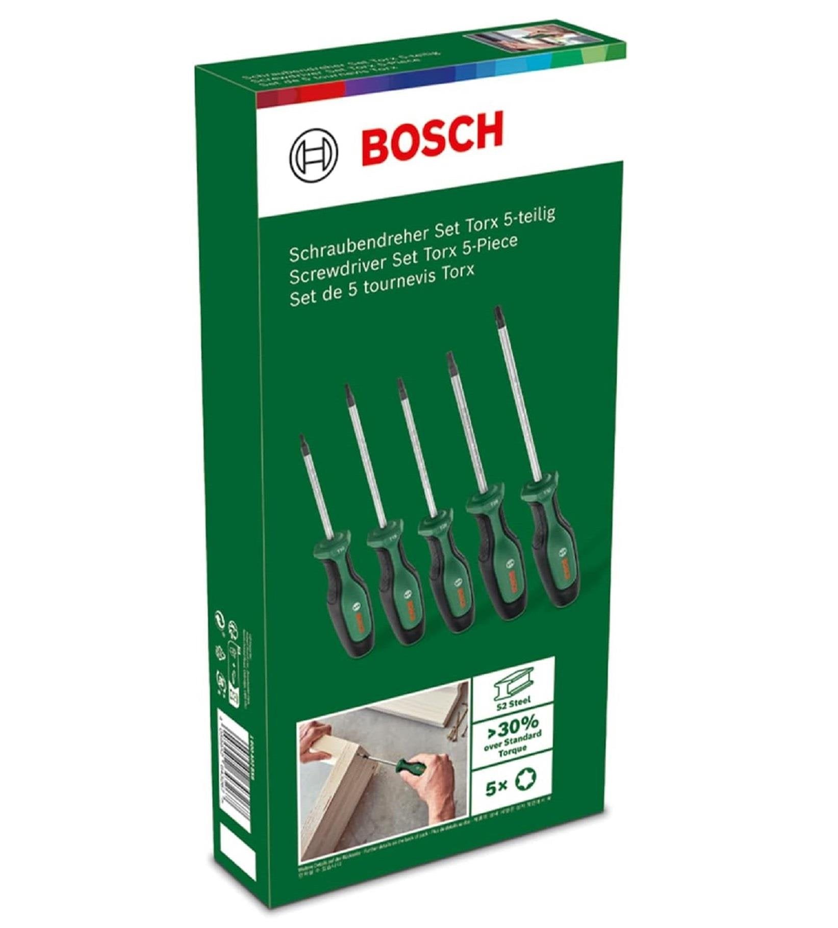Bosch DIY Screwdriver Set Torx 5-Piece 1600A02BX6