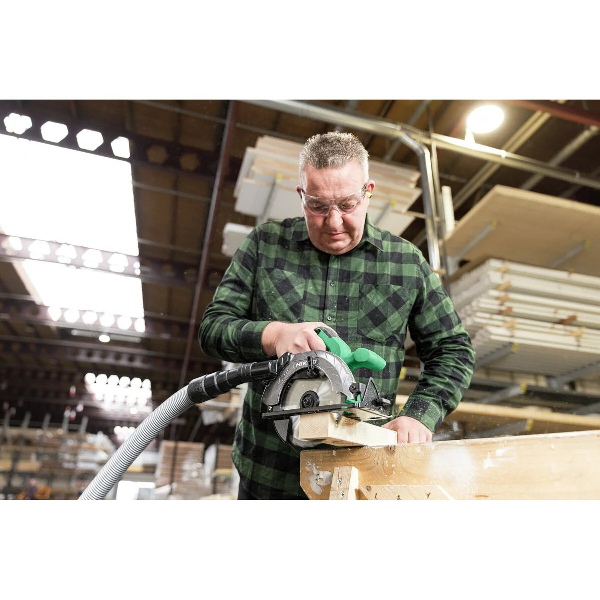 Hikoki 18v Cordless Circular Saw C1806DA Basic 7 - Power Tool Services