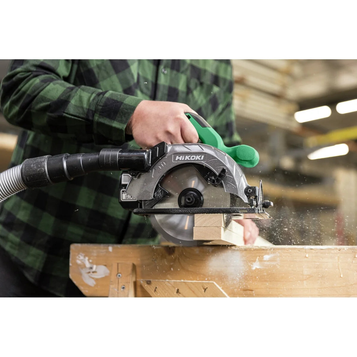 Hikoki 18v Cordless Circular Saw C1806DA Basic 6 - Power Tool Services