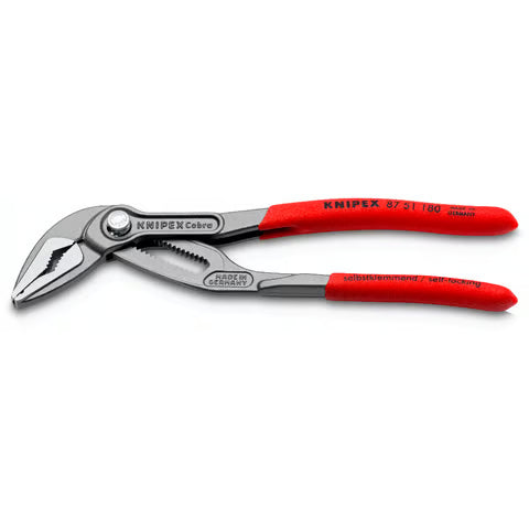 Knipex Cobra ES Water Pump Pliers extra-slim 87 51 ( Select Size ) 1 - Power Tool Services