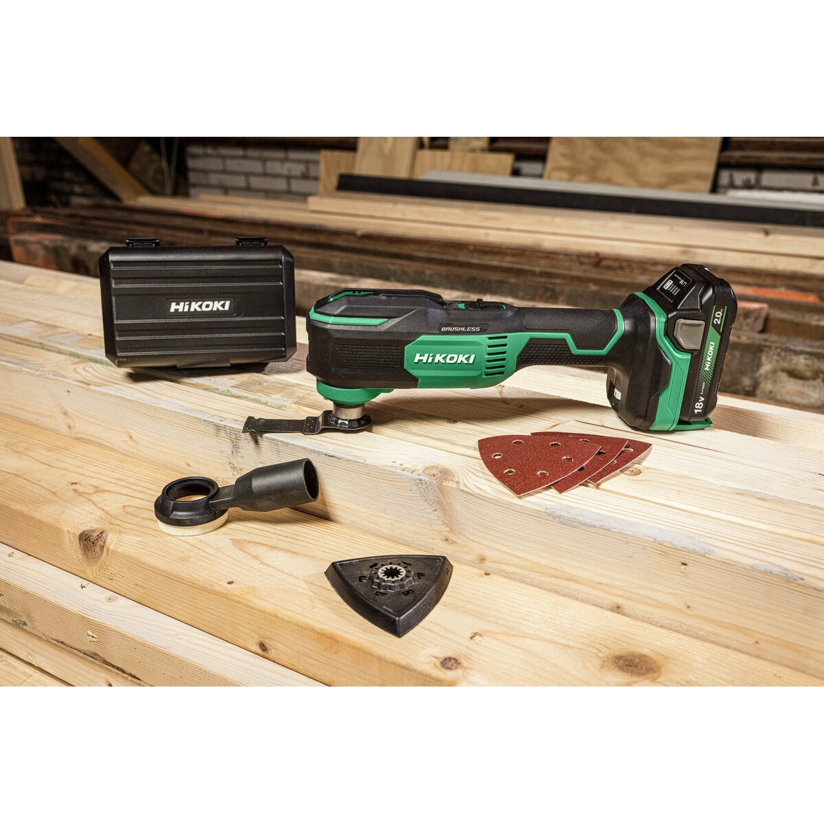 Hikoki 18v Cordless Multi Tool CV18DA Basic 3 - Power Tool Services