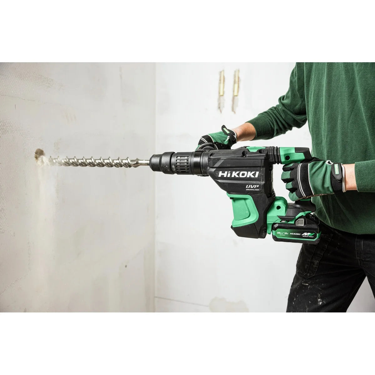 Hikoki 36v Cordless Rotary Hammer Sds Plus / Breaker DH3640DA Basic 4 - Power Tool Services