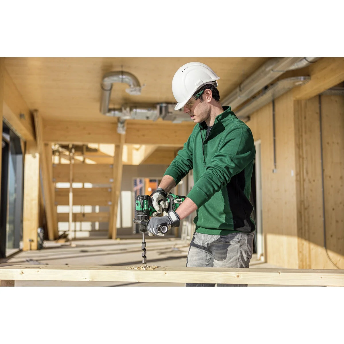Hikoki 36v Cordless Impact Driver Drill DV36DC 36V - 2.5Ah Set 4 - Power Tool Services