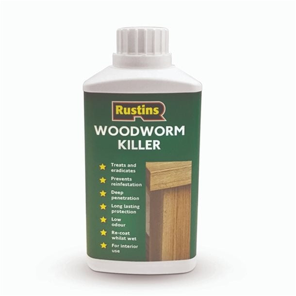 Rustins Rustins Woodworm Killer 250ml - Power Tool Services