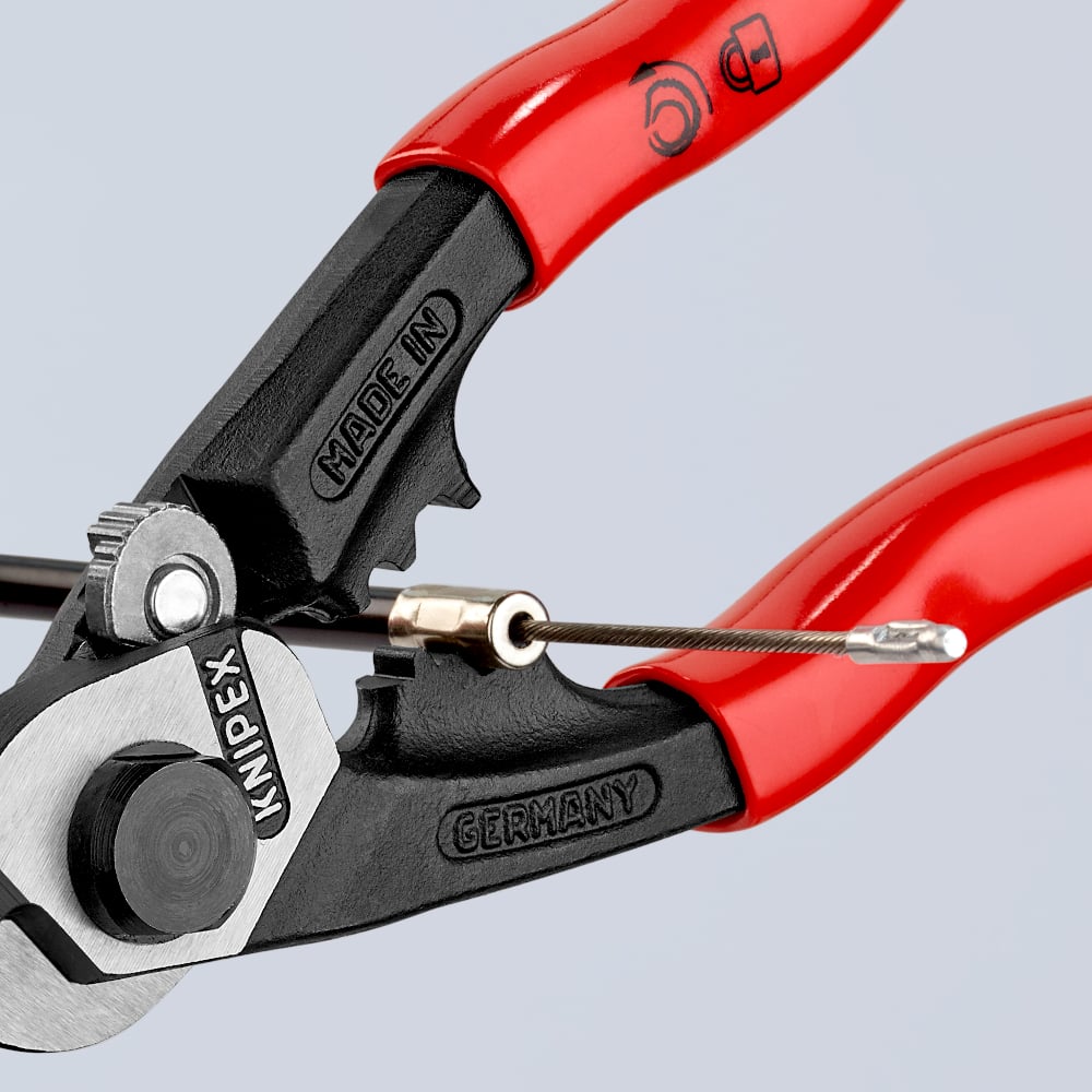 KNIPEX Forged Wire Rope Cutter 95 61 190 8 - Power Tool Services