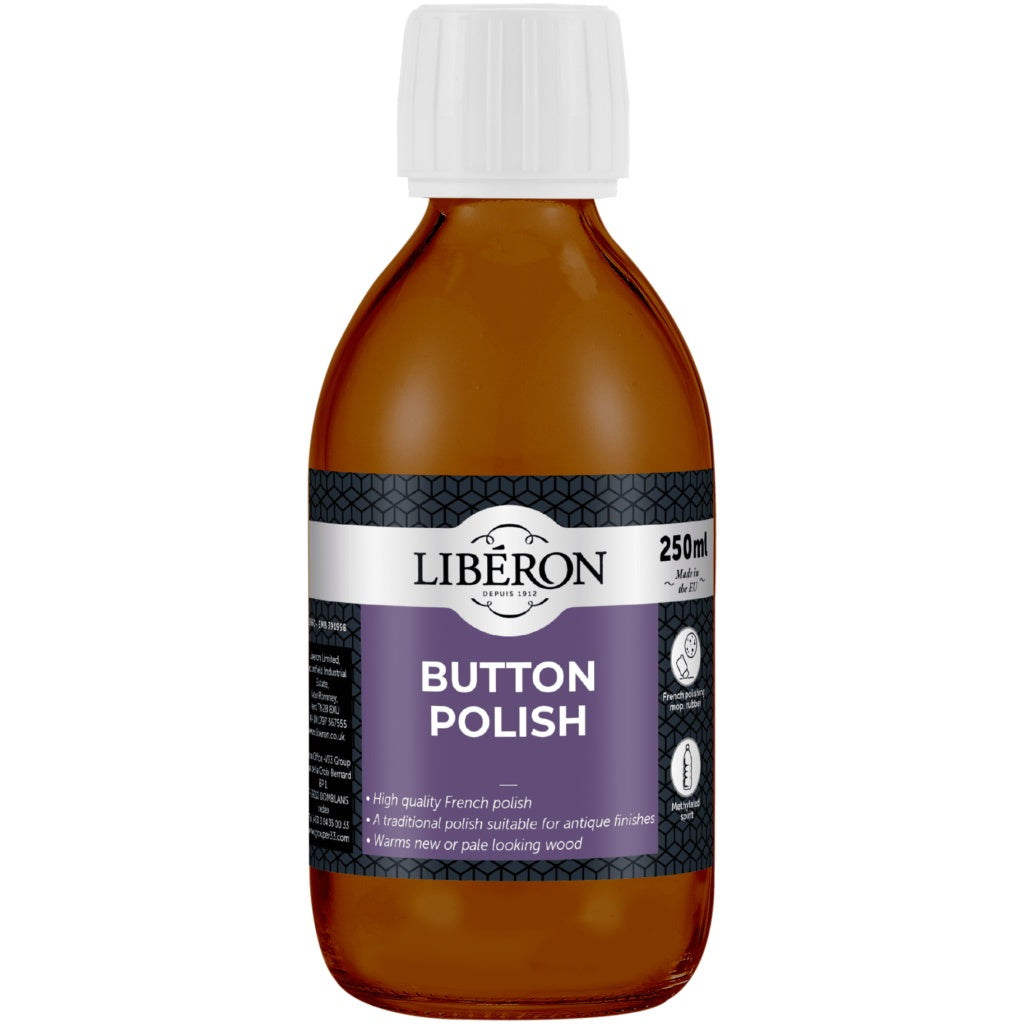 Liberon Button Polish 250ml 1 - Power Tool Services