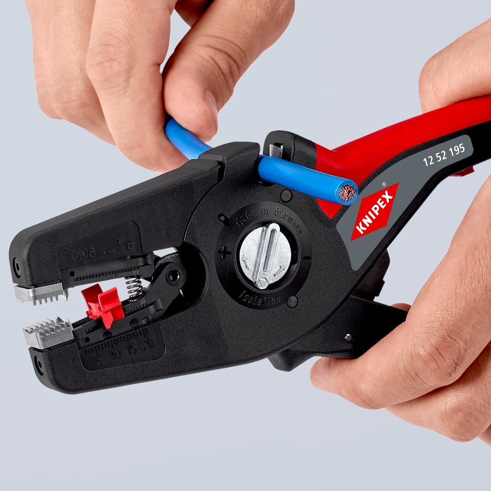 KNIPEX PreciStrip16 Automatic insulation stripper 12 52 195 18 - Power Tool Services