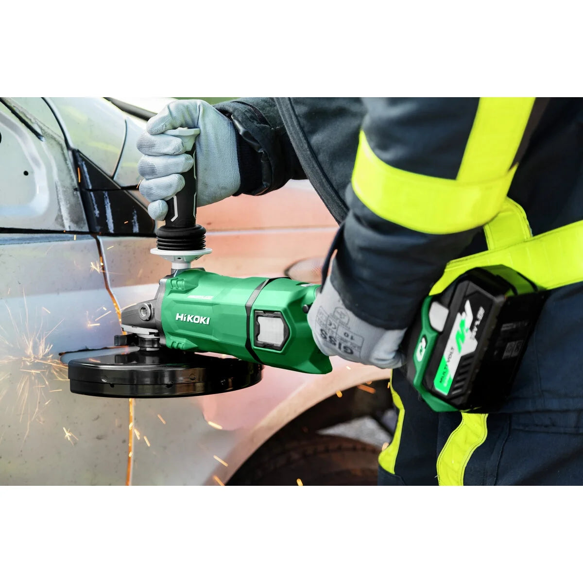 Hikoki 36v Cordless Angle Grinder 230mm G3623DA Basic 3 - Power Tool Services