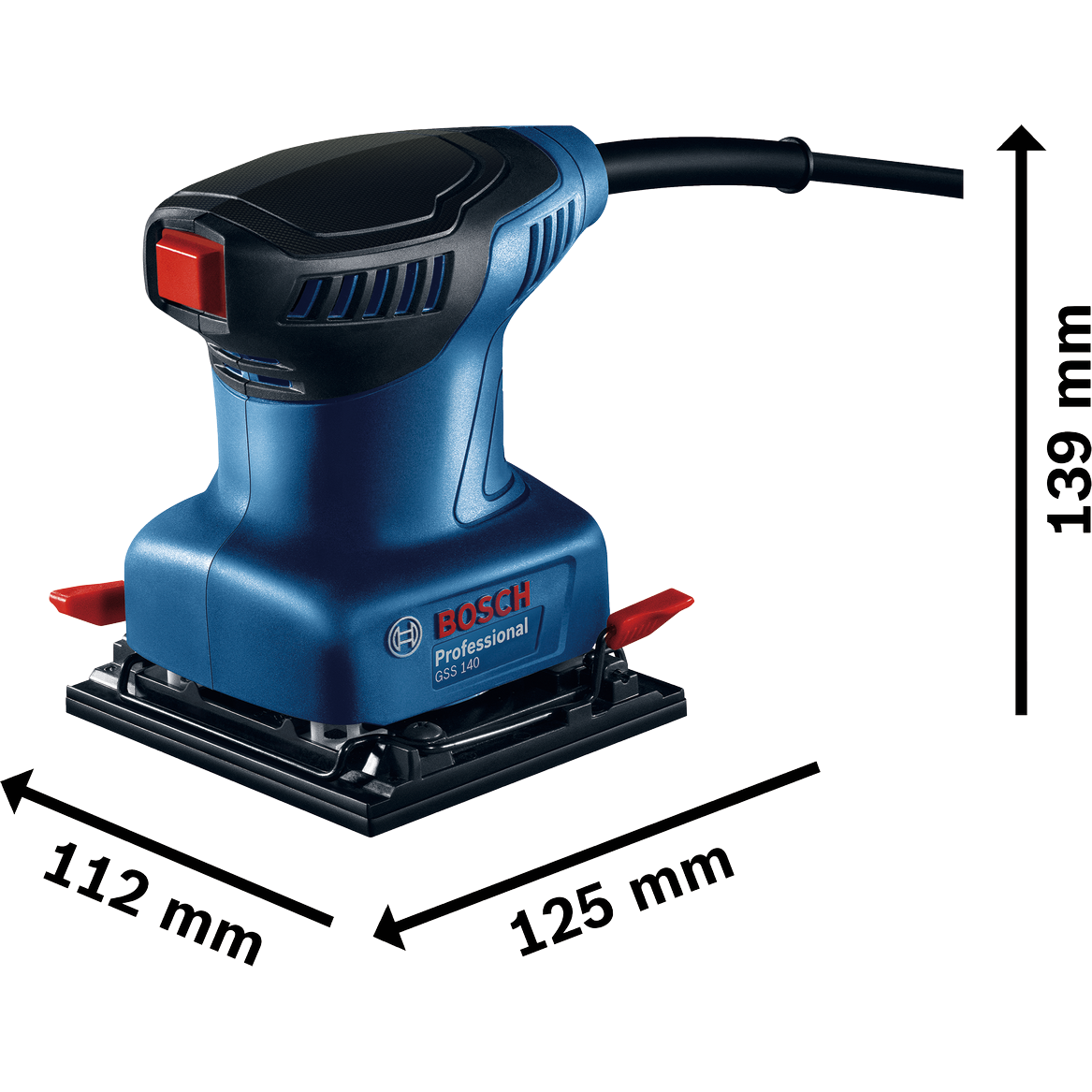 Bosch Professional Orbital Sander GSS 140 06012A80K1 3 - Power Tool Services