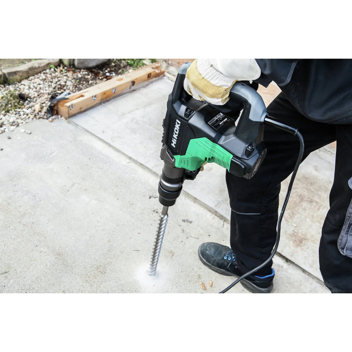 Hikoki Rotary Hammer Drill SDS Max 1100w 7.1 J DH40MC 4 - Power Tool Services