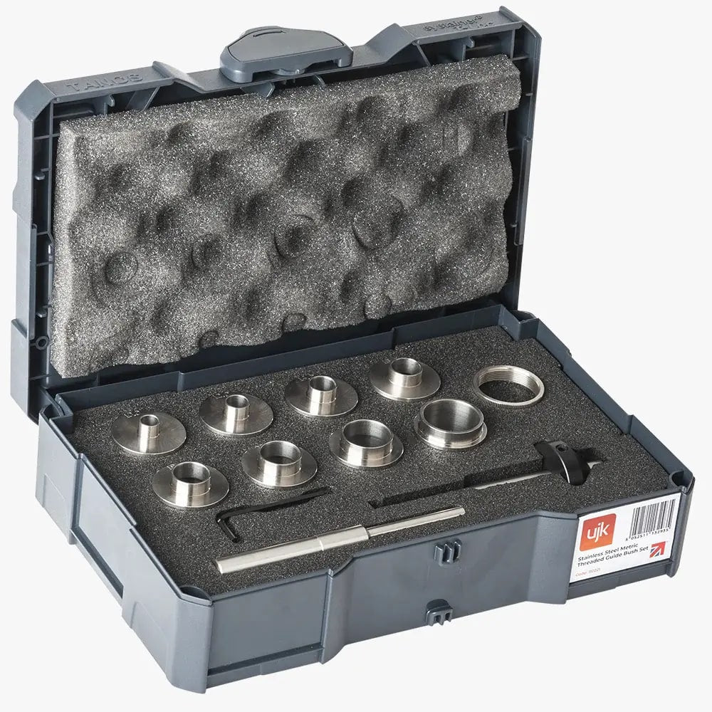 UJK  Stainless Steel Metric Threaded Guide Bush Set
