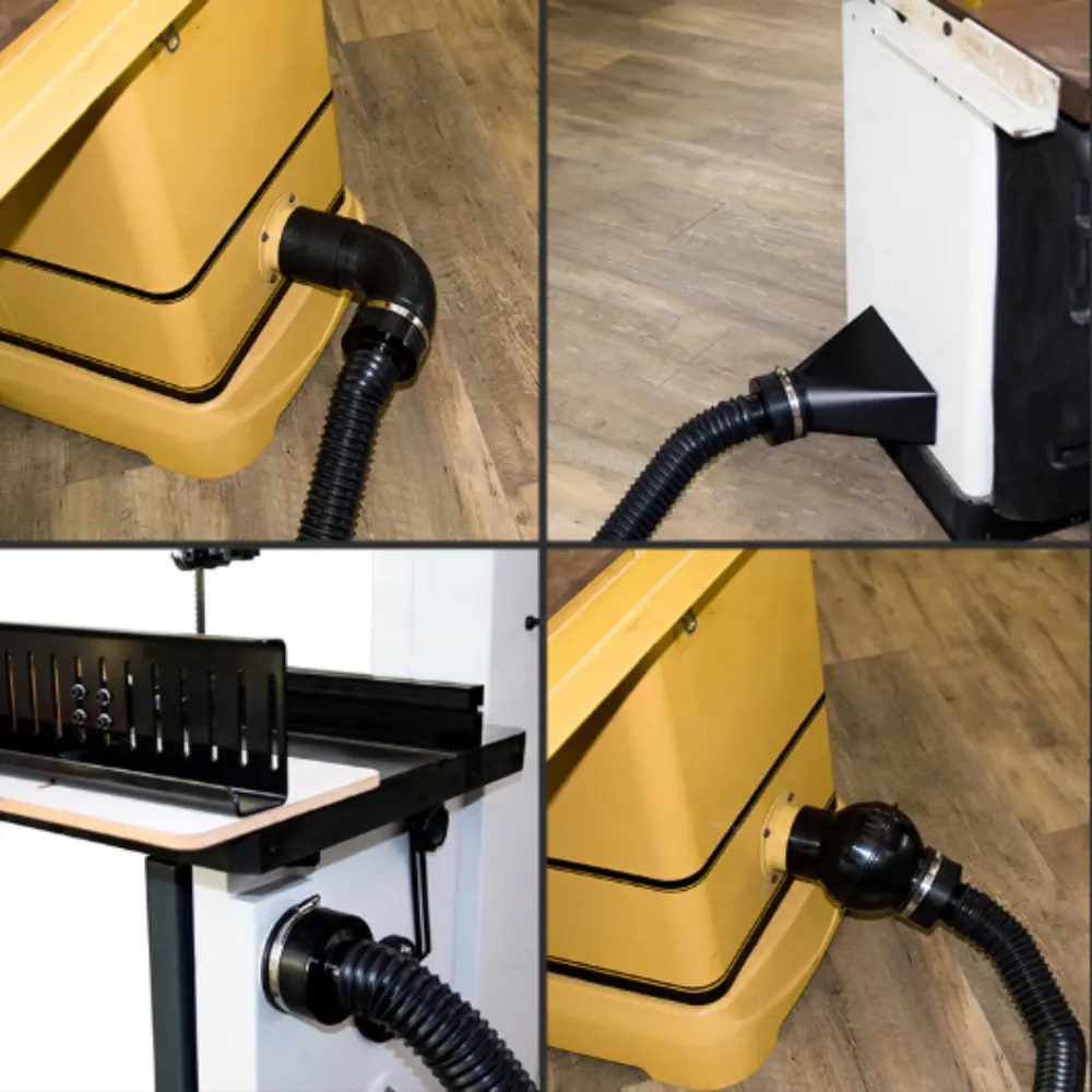 Fortune Dust Collection for Shop Machines | Port Adapter | 4" to 2-1/2" | Excludes Clamps