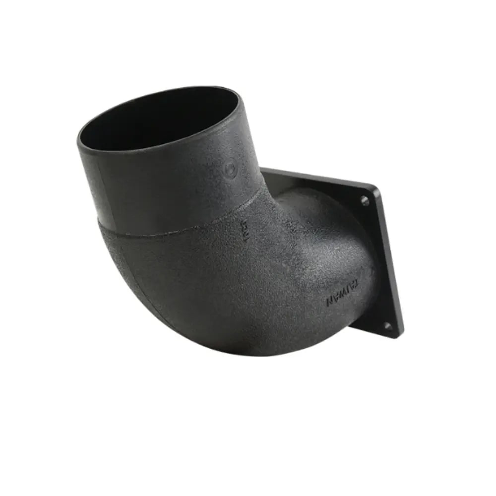 4-Inch Dust Collection Flanged Elbow Dust Collection Fitting