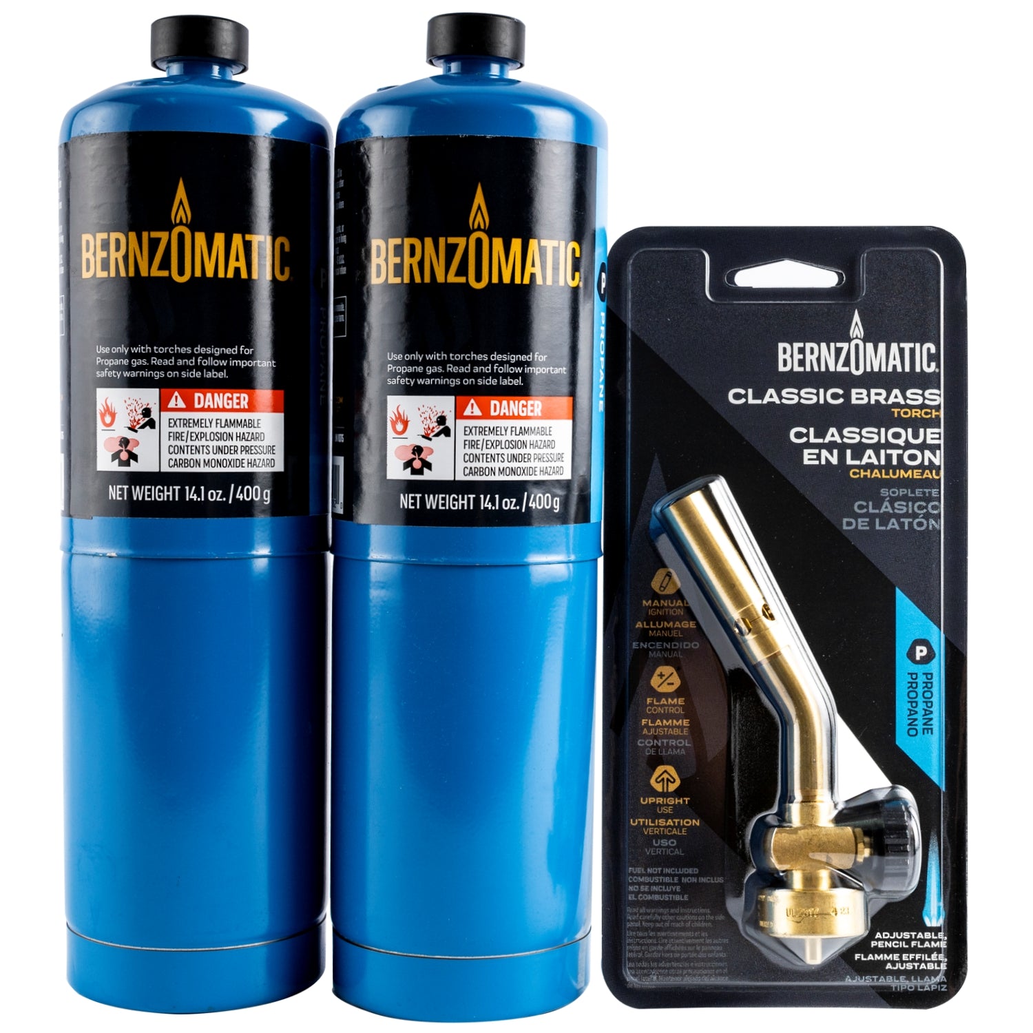 Bernzomatic Classic Brass Torch Kit