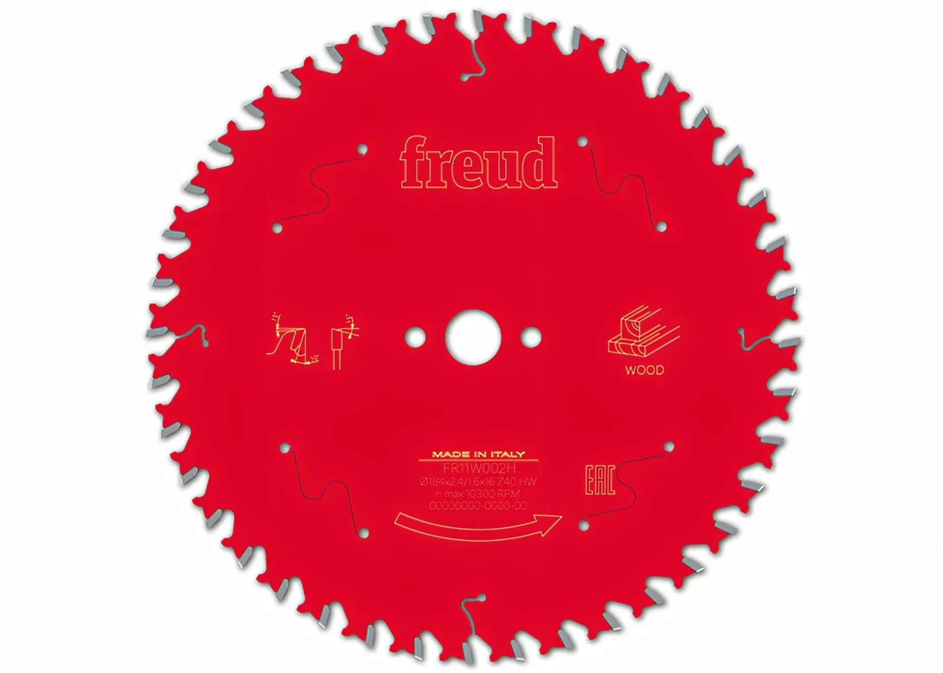 Freud Circular saw blade HM 184 x 2.4/1.6 x 16 mm, Z=40 FR11W002H