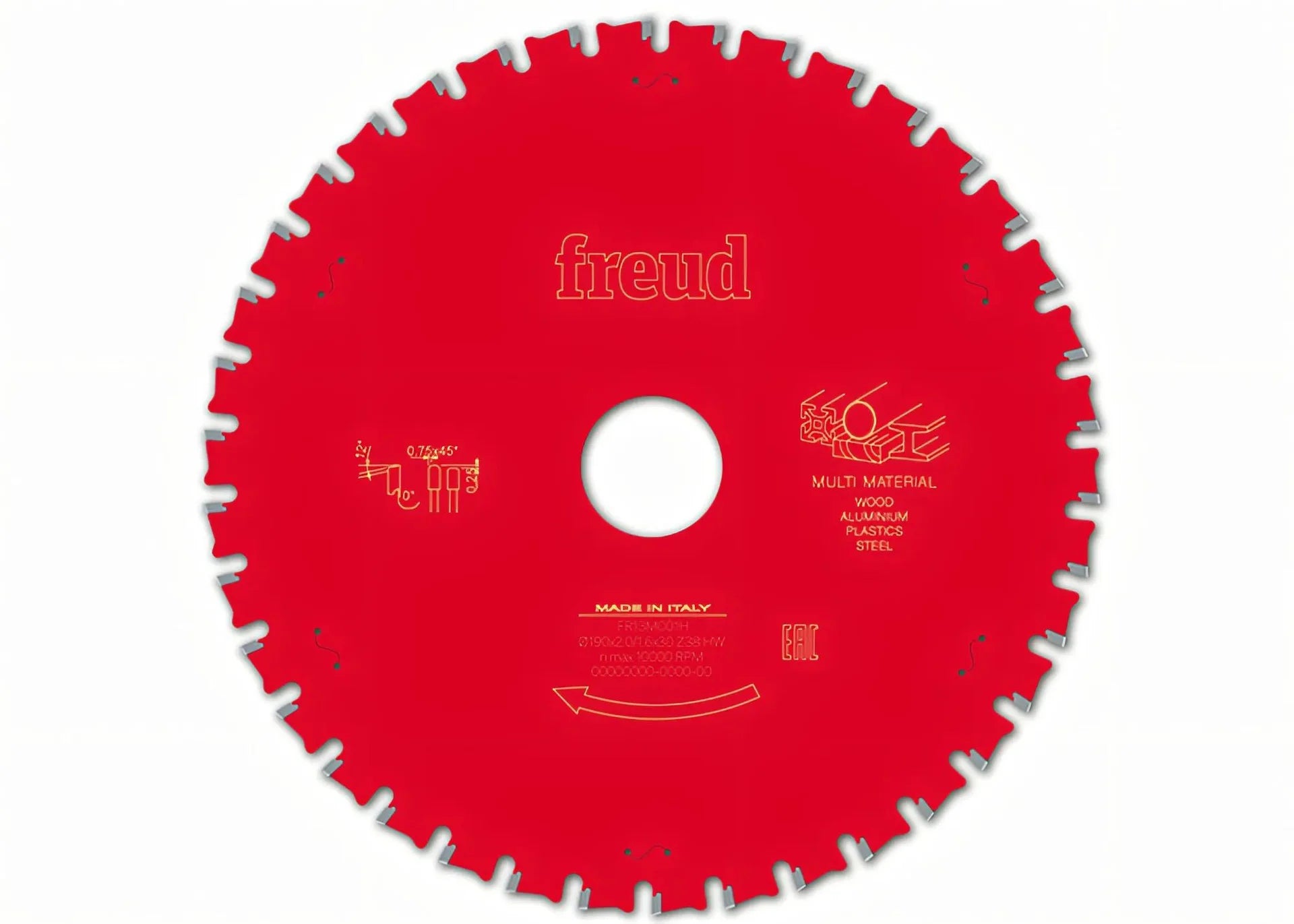 Freud Circular saw blade HM 190 x 2.0/1.6 x 30 mm, Z=38 FR13M001H