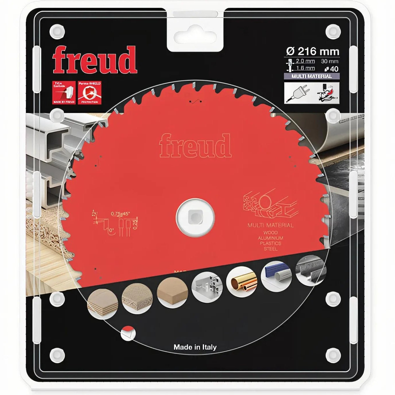Freud Circular saw blade HM 216 x 2.0/1.6 x 30 mm, Z=40 FR16M001M