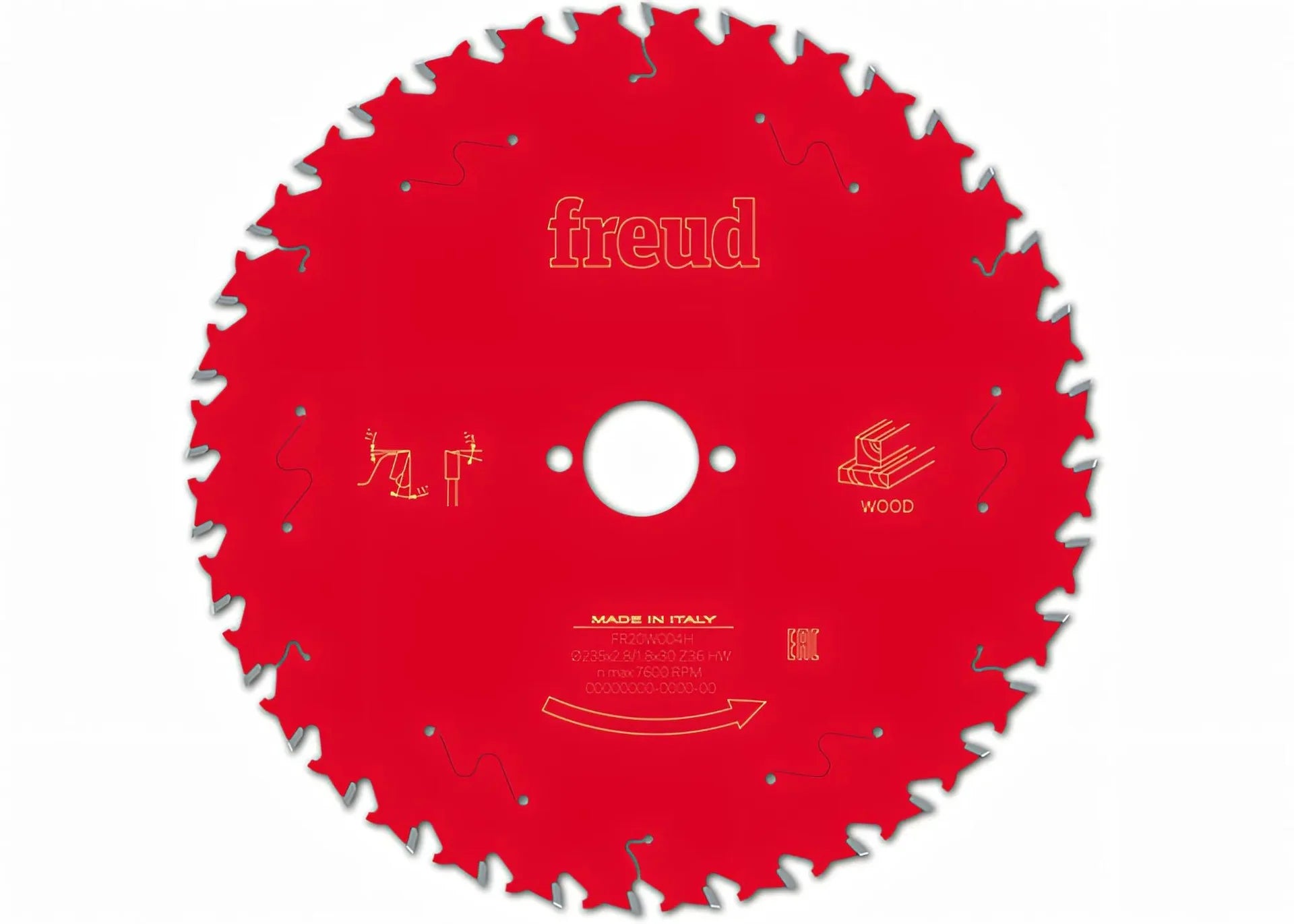 Freud Circular saw blade HM 235 x 2.8/1.8 x 30 mm, Z=36 FR20W004H