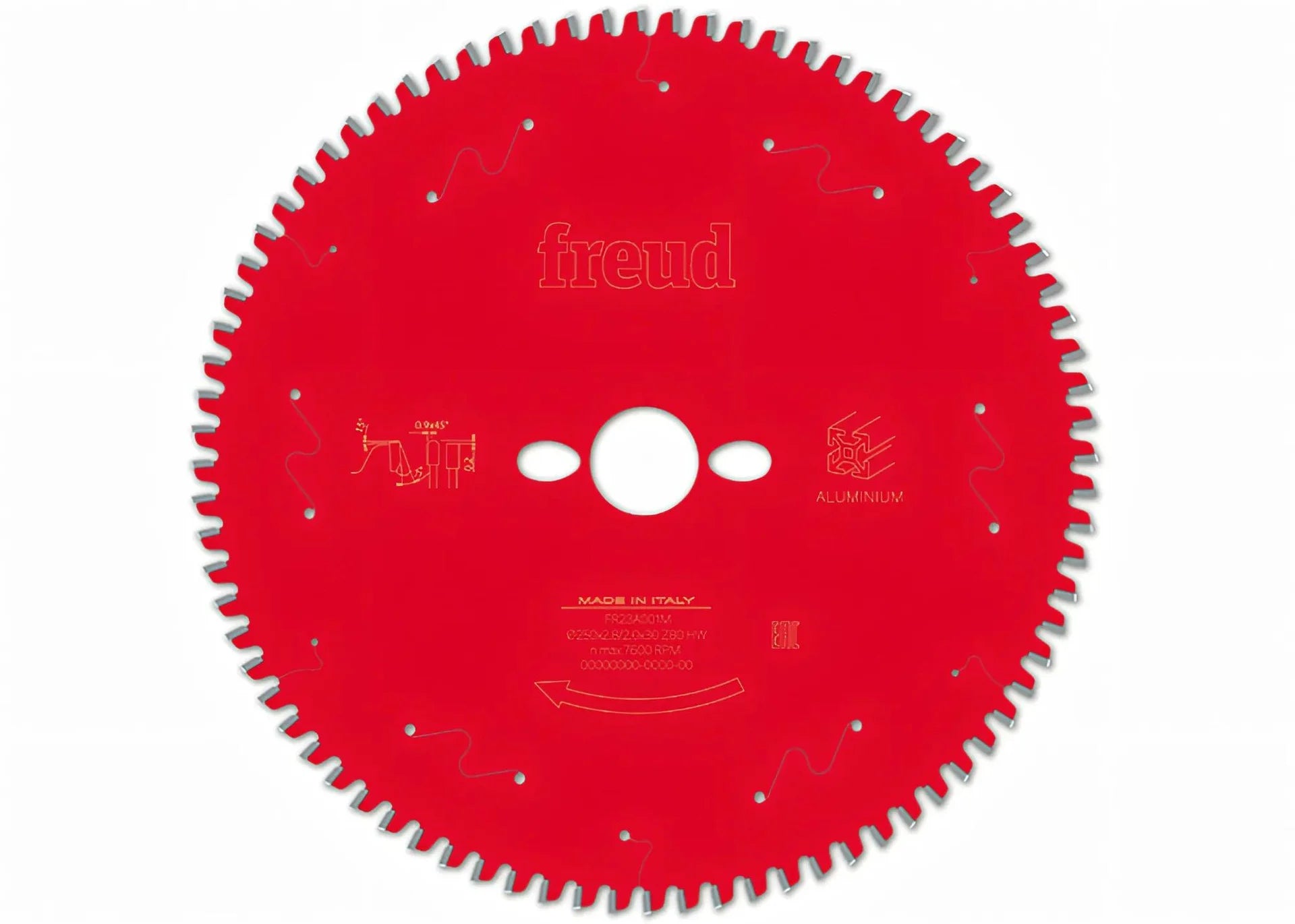 Freud TCT Circular Saw Blade 250MM X 2.8 X B30MM X 80T FR23A001M 2 - Power Tool Services
