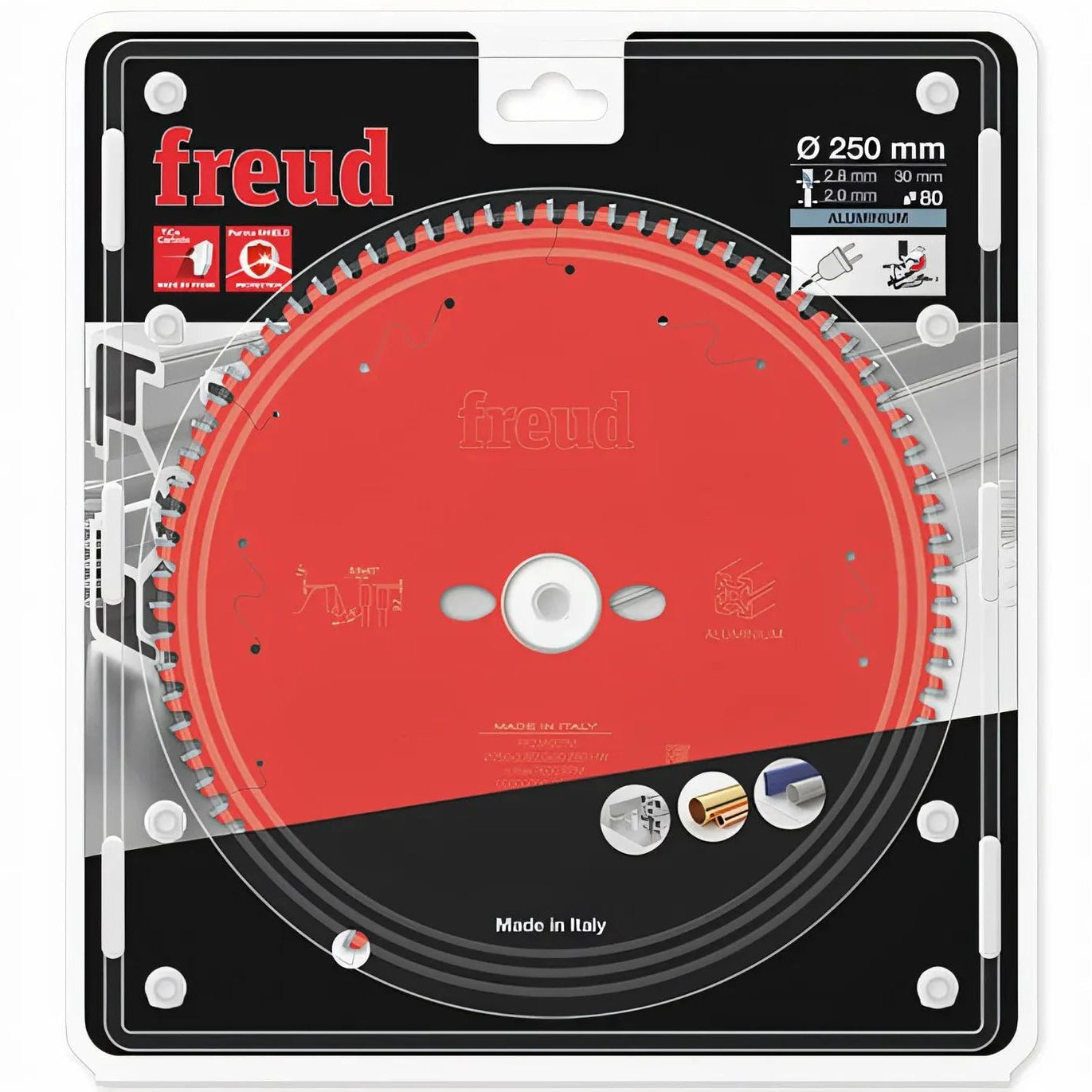 Freud TCT Circular Saw Blade 250MM X 2.8 X B30MM X 80T FR23A001M 1 - Power Tool Services
