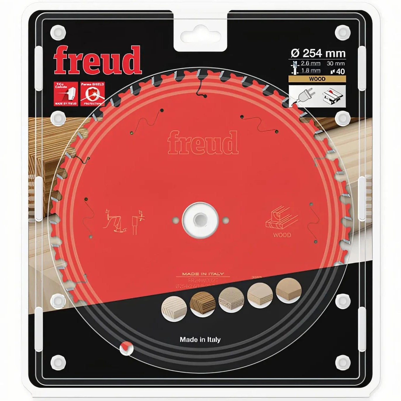Freud Circular saw blade HM 254 x 2.6/1.8 x 30 mm, Z=40 FR24W002T