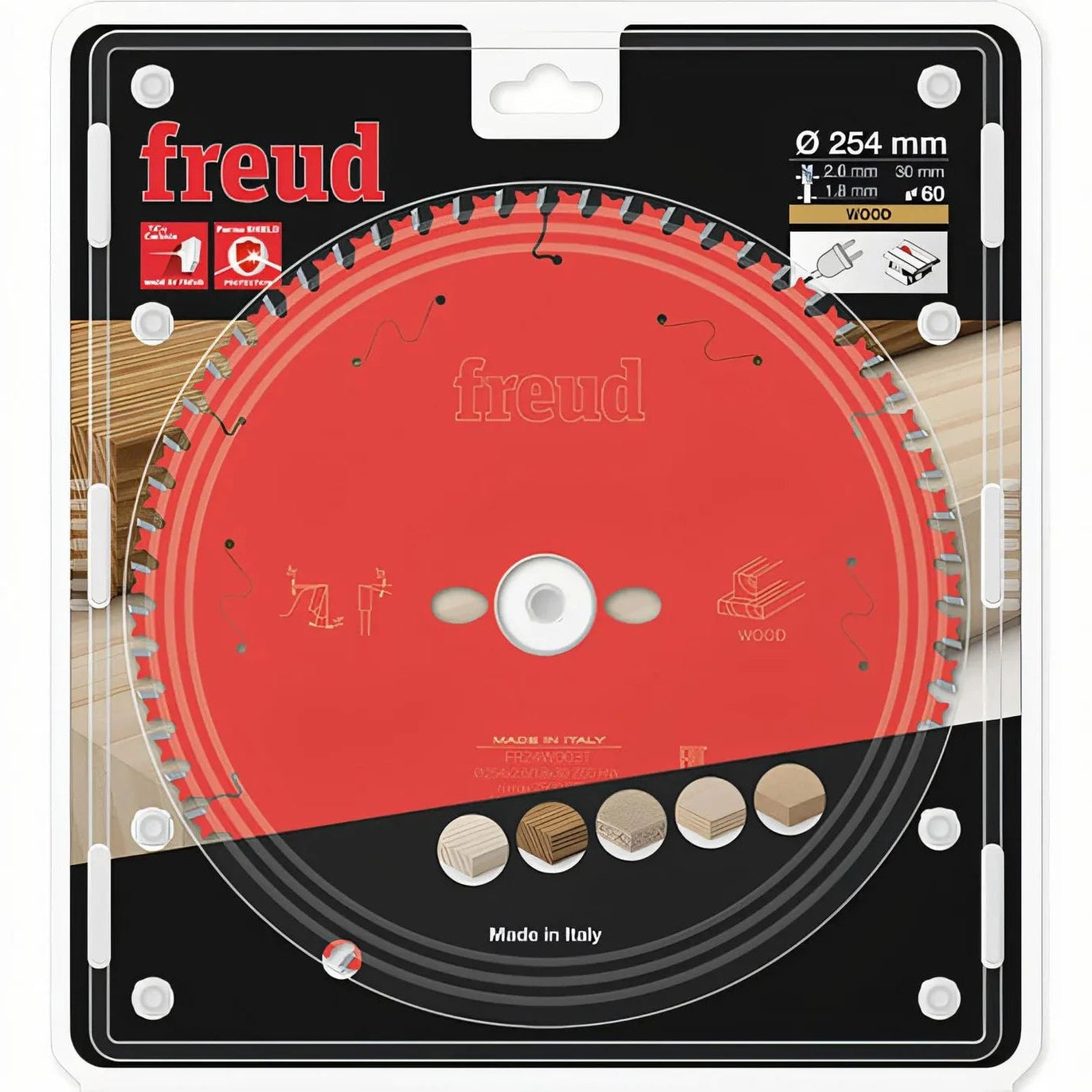 Freud Circular Saw Blade HM 254 x 2.6/1.8 x 30 mm FR24W003T