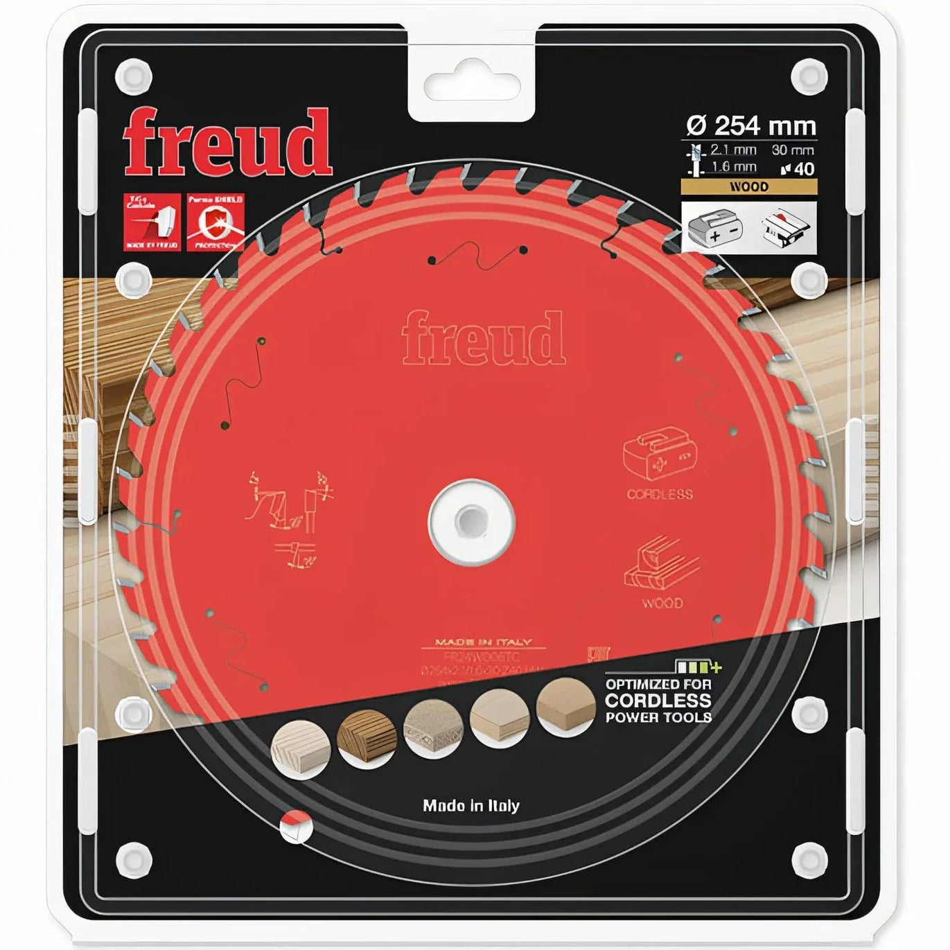 Freud Circular saw blade HM 254 x 2.1/1.6 x 30 mm, Z=40 FR24W006TC 1 - Power Tool Services