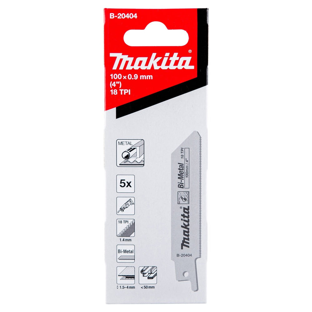 Makita | Reciprosaw Blade 100 x 0,9 mm | B-20404