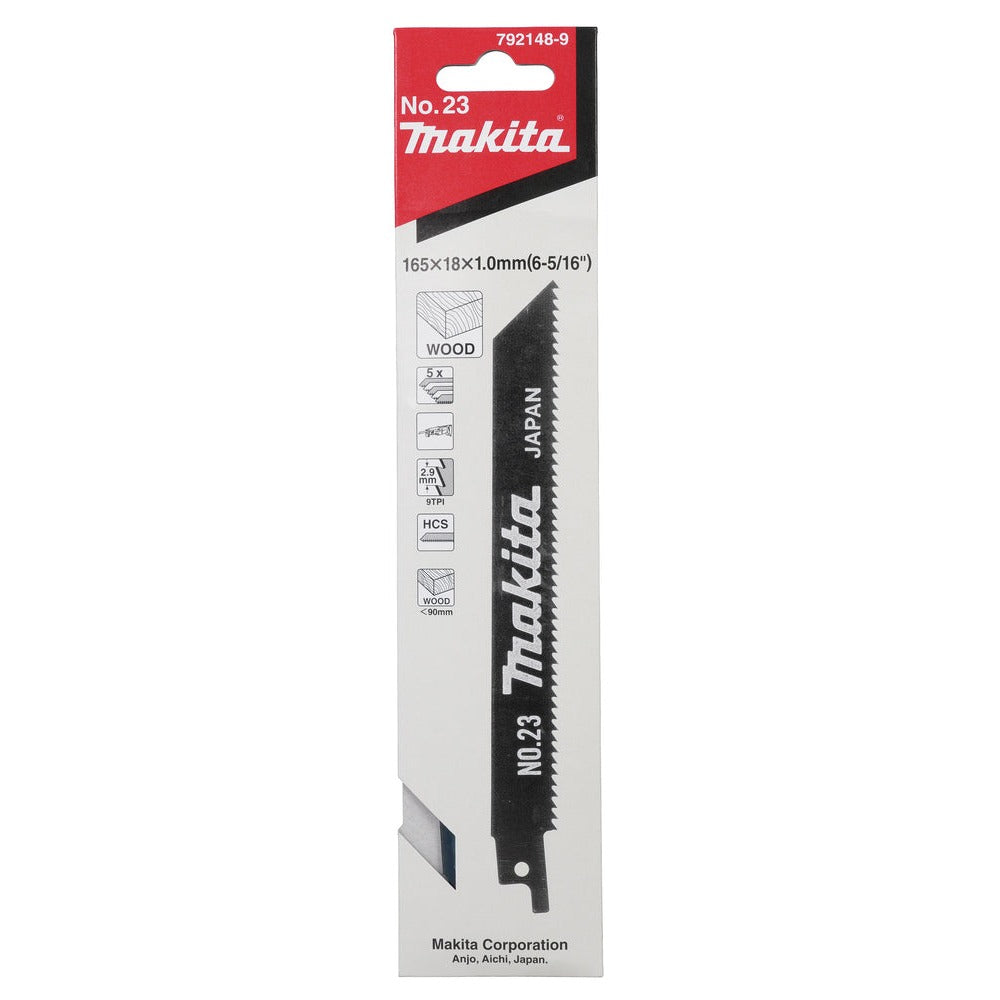Makita | Reciprosaw Blade, 165 x 1 mm | 792148-9