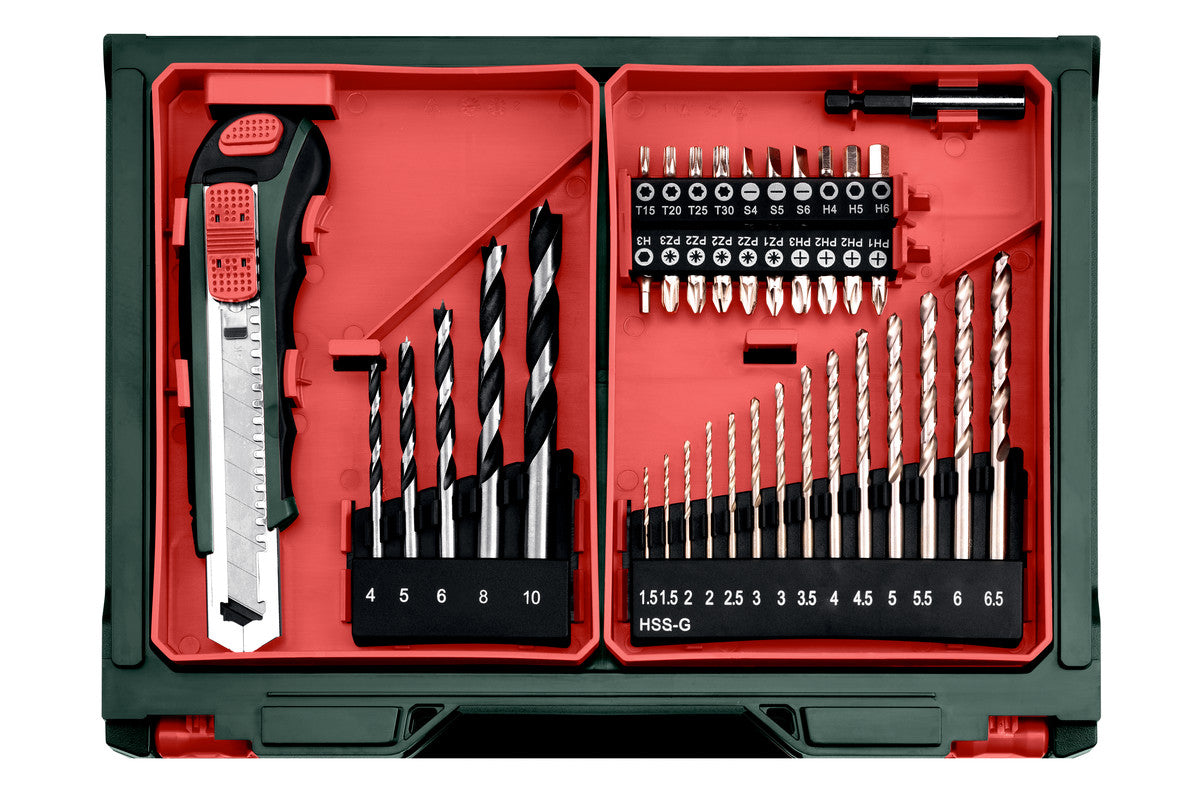Metabo | 12v Cordless Drill Set PowerMaxx BS Basic | 600080710 4 - Power Tool Services