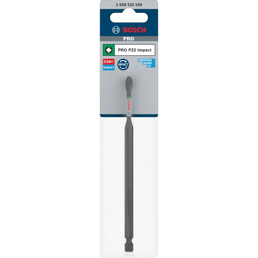 Bosch PRO Screwdriver bit Impact 150mm ( Select Size ) 1 - Power Tool Services
