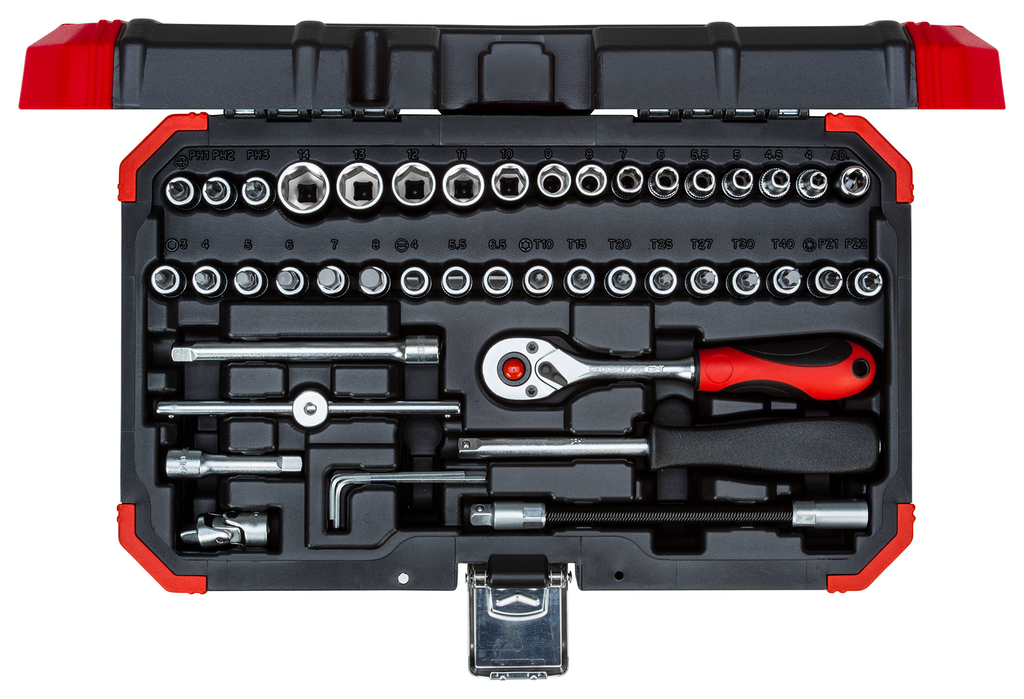 Gedore Socket wrench set 1/4" 46 pieces 4-14 mm | 49003046