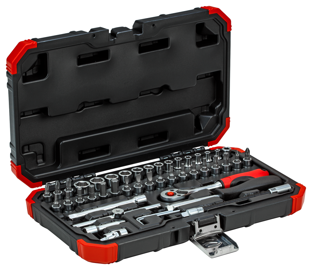 Gedore Socket wrench set 1/4" 46 pieces 4-14 mm | 49003046