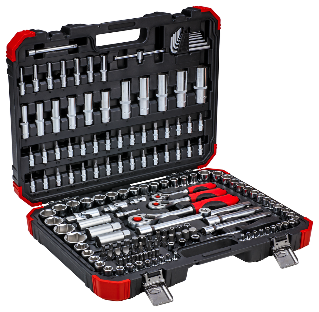 Gedore Socket wrench set 1/4" + 3/8" + 1/2" 172 pieces | 45603172