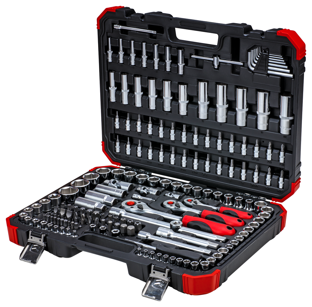 Gedore Socket wrench set 1/4" + 3/8" + 1/2" 172 pieces | 45603172